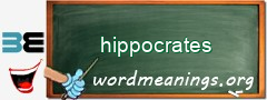 WordMeaning blackboard for hippocrates